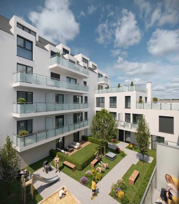 Stilvolles City-Apartment: Familienglück mit privatem Freiluft-Refugium