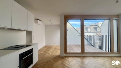 # SQ - EXKLUSIVE DACHGESCHOSSWOHNUNG IN 1030 WIEN - SEIDLGASSE - 2 ZIMMER und TERRASSE - TOP 17