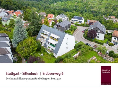 Sillenbuch | Vermietete 4-Zi.-DG-Maisonette, TG-Stellplatz mit Balkon in ruhiger, beliebter Lage +++
