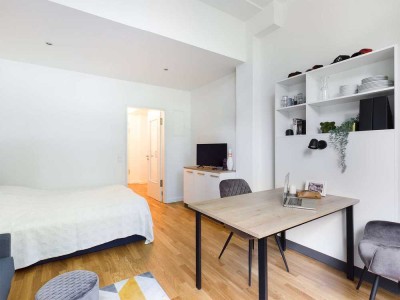 DIE ZIMMEREI | Nahe Uni Hamburg: möblierte 1-Zimmer-Wohnung in Eimsbüttel am Grindel | Large Bude