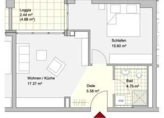 Ansprechende 2-Zimmer-Wohnung mit gehobener Innenausstattung mit Balkon in Neunkirchen