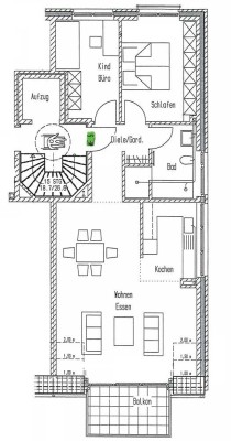 Schöne drei Zimmer Wohnung in Haltern am See