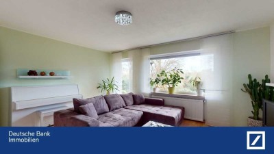 Schön ausgestattete, gepflegte Wohnung mit großem Garten und Stellplatz