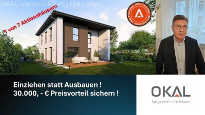 OFFEN GESTALTET, KLAR GEFORMT, Einzugsfertig auf Ihrem Grundstück