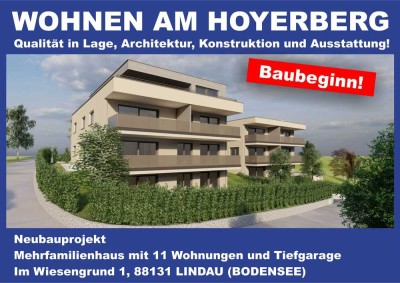 3-Zimmer-Wohnung | Gartengeschoss | barrierefrei mit Aufzug | überdachter Balkon | Tiefgarage | NEU