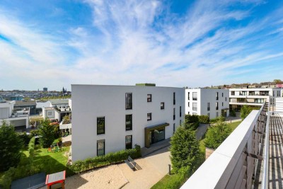 Penthouse-Traum mit sonnigem Balkon, eleganter Markenküche & zwei stilvollen Tageslichtbädern