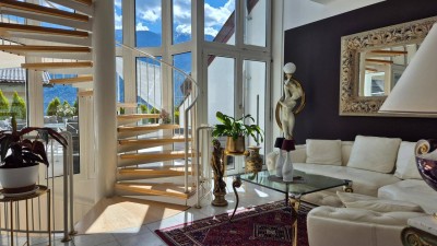 Aussicht genießen, Ruhe finden - Stilvolle Garten Maisonette Wohnung