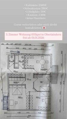 Vollständig renovierte 3-Zimmer-Wohnung mit Balkon in Valley