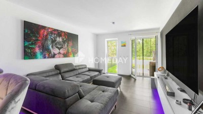 Moderne Erdgeschosswohnung mit Terrasse und Gartenanteil in gepflegter Wohnanlage