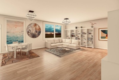 Best – Lage St.Peter: Barrierefreie großzügige Erdgeschoss - Wohnung 129m² Wohnfläche + Atrium Garten + 2 Terrassen 65m²