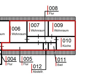 Teilsanierte Wohnung in zentraler Lage von Bielefeld Milse zu vermieten