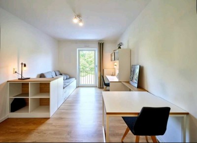 All-inclusive- Moderne, komplett möblierte Wohnung in Dortmunds Innenstadt