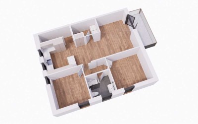 3-Zimmer-Neubauwohnung | ca. 84 m² Wohnfläche | Balkon | eigener Eingang