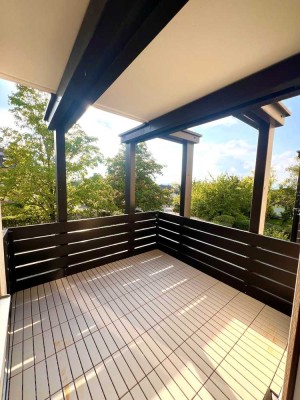 Charmante 3-Zimmer-Wohnung mit Balkon, Blick ins Grüne und toller Weitsicht!