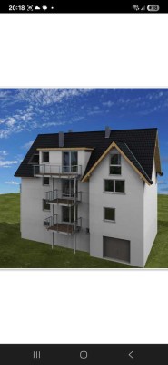 Netphen Zentrum Sanierte 4.Zimmer Wohnung mit Balkon