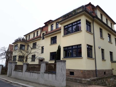 Attraktive 2-Zimmer-Maisonette-Wohnung mit Galerie, Loggia und unverbautem Blick auf Dresden