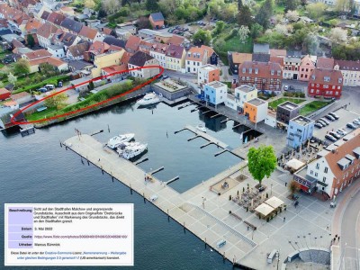 Seegrundstück zur Bebauung direkt am Stadthafen Malchow Mecklenburg – von Privat