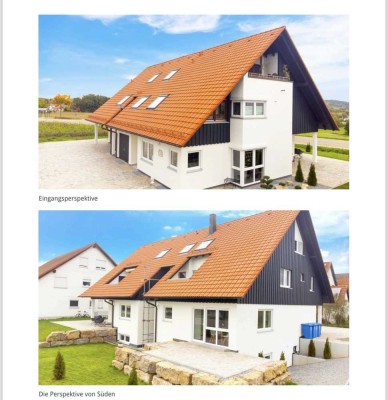 Tolle Maisonette 4-Zimmer-Wohnung in Ellwangen-Schrezheim, mit EBK, Süd-Balkon