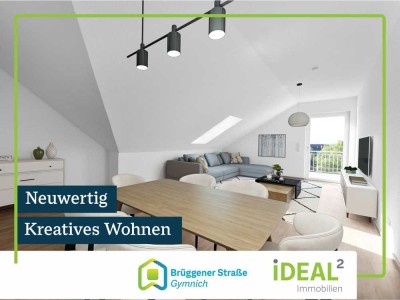 ++ Besondere 4-Zimmer-Wohnung für Kreative ++ Dachterrasse ++ Empore