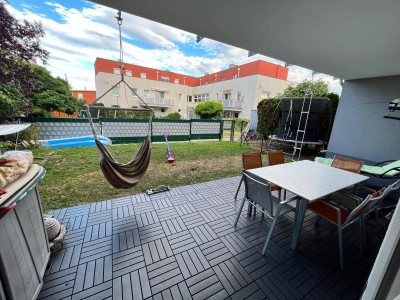 4-Zimmer Garten * Wohnung * Stadtgrenze Wien * eigener Garten * Garage * Barrierefrei