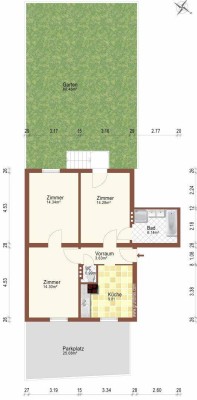 Sonnige und leistbare Gartenwohnung - provisionsfrei auf www.riedersbach.com