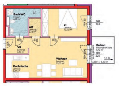 Haag. Erstbezug 53 m² Miete mit Kaufrecht.