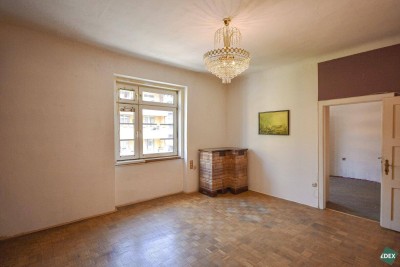 Charmante 2-Zimmer-Altbauwohnung mit separater Küche – renovierungsbedürftig, aber mit viel Potenzial!
