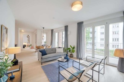 Designerwohnung mit spektakulärem Balkon in Südausrichtung