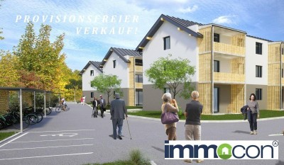 3 Raum Wohnung mit Terrasse und Eigengarten. Neubau!