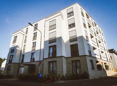 Helle Neubau-1-Zimmer-Wohnung mit Loggia, Einbauküche und Stellplatz