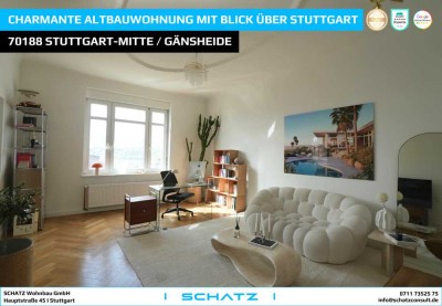 �️Charmante Altbauwohnung mit Blick über Stuttgart
