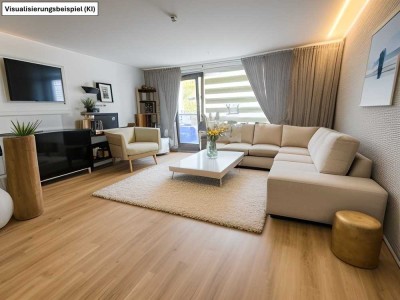 Charmante 2-Zimmer-Wohnung mit Stellplatz in Bieber 65 m², gut vermietet
