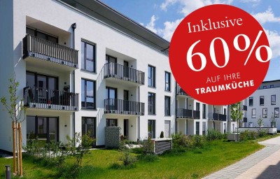 Reine Kapitalanlage: 3-Zimmer-Gartenwohnung + 60 % Rabatt auf Wunschküche