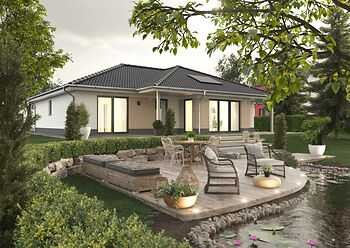 „Kiefernklang & Lichtfuge“ – Bungalow auf 558 m² Waldrand-Oase in Borkheide