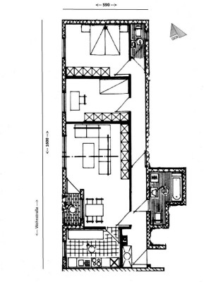 Helle 3 ZKB Balkon, 83 qm, ruhig & zentral im 1. OG ohne Lift, zu Fuß in 8 min zum Altpörtel