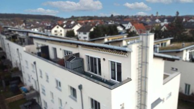 -Erbpacht- 3-Zimmer-Maisonettewohnung mit Dachterrasse und schönem Ausblick in Maintal OT