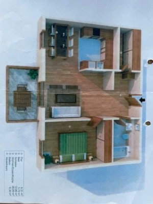Attraktive 2-Zimmer Wohnung mit Balkon im 1. OG in Laupheim