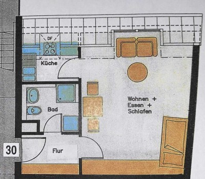 1-ZW mit TG-Stellplatz in zentraler Lage in Sindelfingen