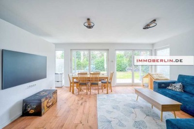 IMMOBERLIN.DE - Exzellente Wohnung mit Südwestterrasse, 150 m2 Garten & Pkw-Stellplatz