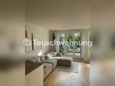 Tauschwohnung: Helle Neubau Maisonette Wohnung in 2.Reihe