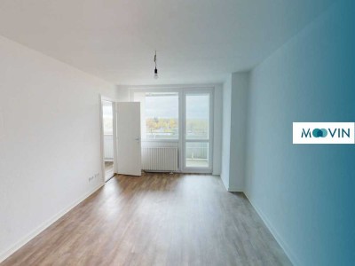 **Helle 1-Zimmer-Wohnung mit EBK, Balkon und tollem Ausblick**