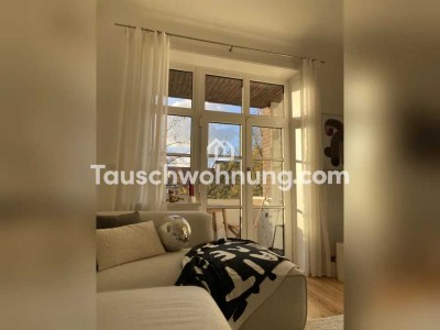 Tauschwohnung: Schöne helle Altbauwohnung mit Balkon nahe Stadtpark