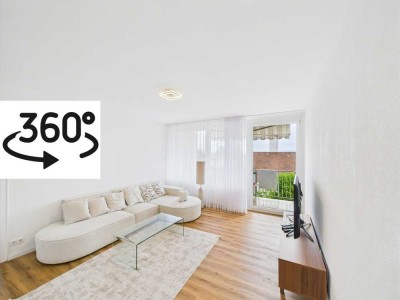 Geheimtipp! Sofort frei! Renovierte 4 Zimmer Wohnung, ruhige Lage, TLB, EBK, Balkon, Garage, Garten