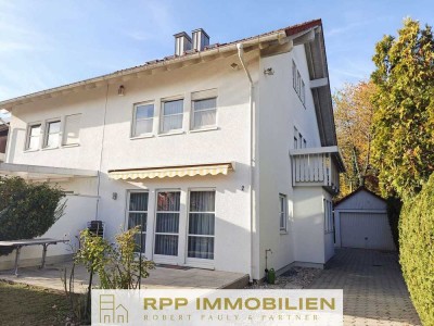 Charmante Doppelhaushälfte mit neuem Bad, moderner Heizung und sonnigem Garten in Lohhof-Süd