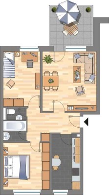 Demnächst frei! 3-Zimmer-Wohnung in Wolfsburg Vorsfelde