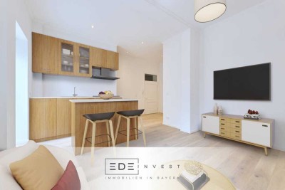 Moderne 3-Zimmer-Terassenwohnung im denkmalgeschütztem Altbau