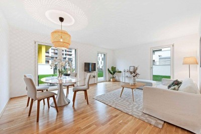 NordGlück - Gartenliebhaber aufgepasst! - Top aufgeteilte 3-Zimmer-Wohnung mit Eigengarten ruhig, hell &amp; familienfreundlich - Top 02-002