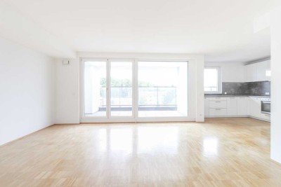 Lichtdurchfluteter Wohntraum auf 2 Ebenen mit Balkon, Design-Bad und moderner Einbauküche