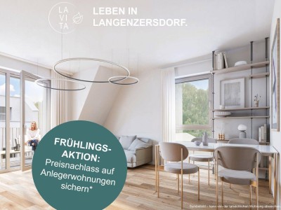 LAVITA Frühlingsaktion - Dachgeschosswohnung in Langenzersdorf - Erstbezug - hochwertiges Wohnen auf 88m² mit 2 Bädern und Südbalkon
