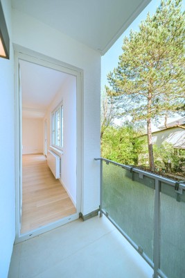 Wohnen im Grünen: Kernsanierte 3-Zimmer-Wohnung mit Balkon und Loggia!